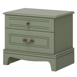 ТУМБА ПРИКРОВАТНАЯ ЛОРЕТО ЗЕЛЕНЫЙ САМШИТ